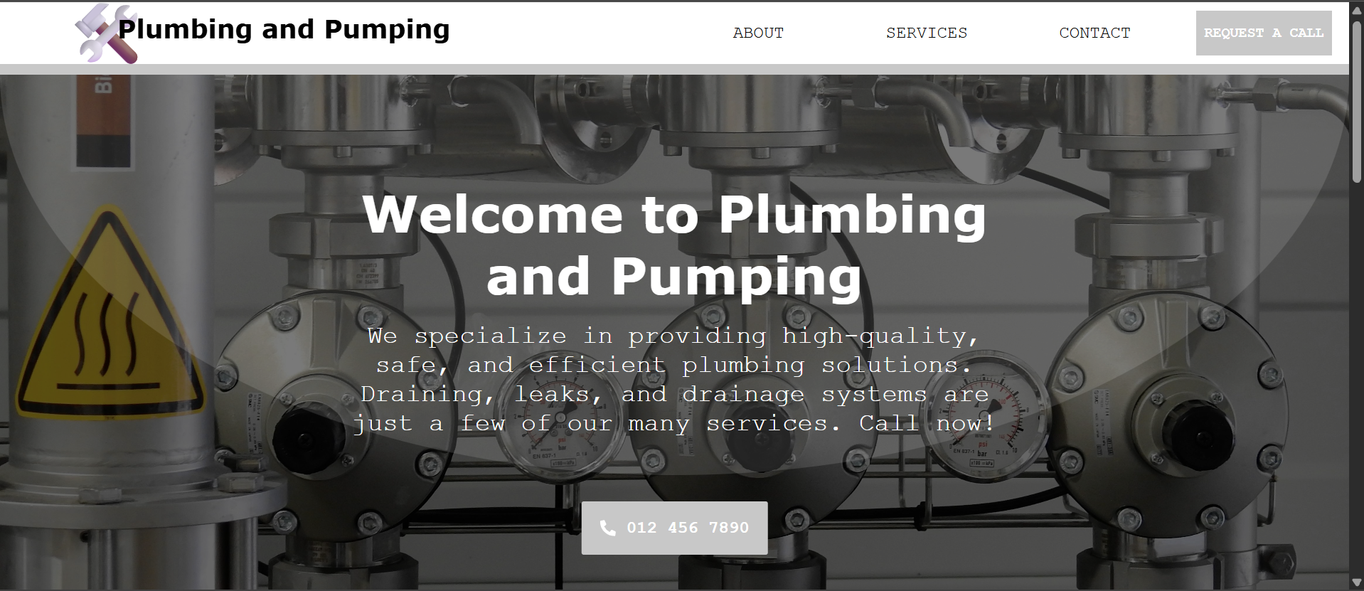 Plumbing and Pumping, A Plumbing Business